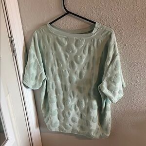 Disney Green Mickey Mouse Oversized Boxy T-Shirt